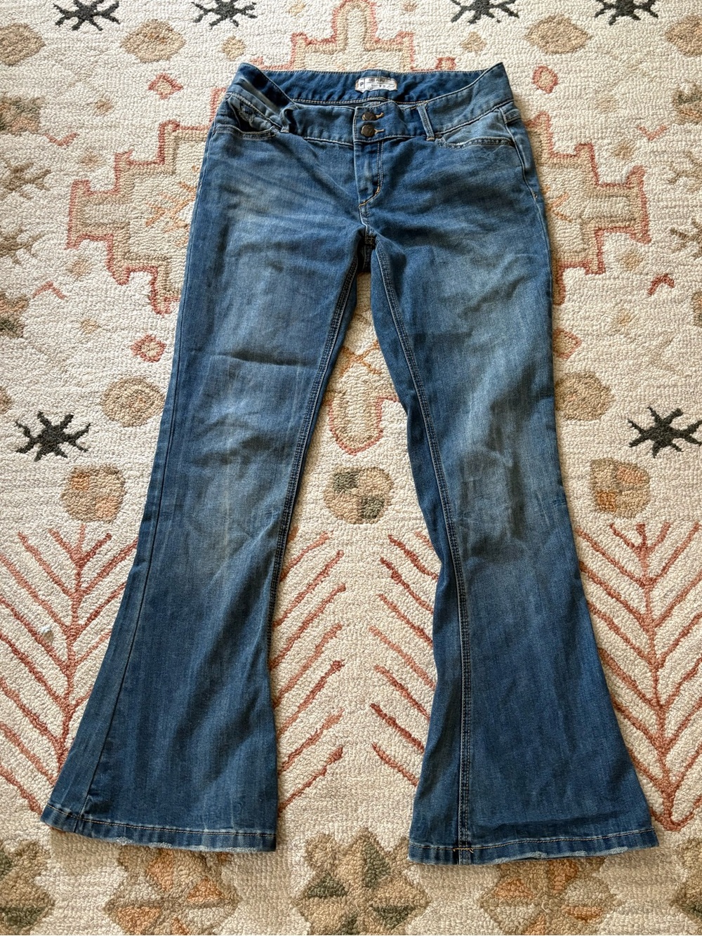 Free people denim flared jean size 28